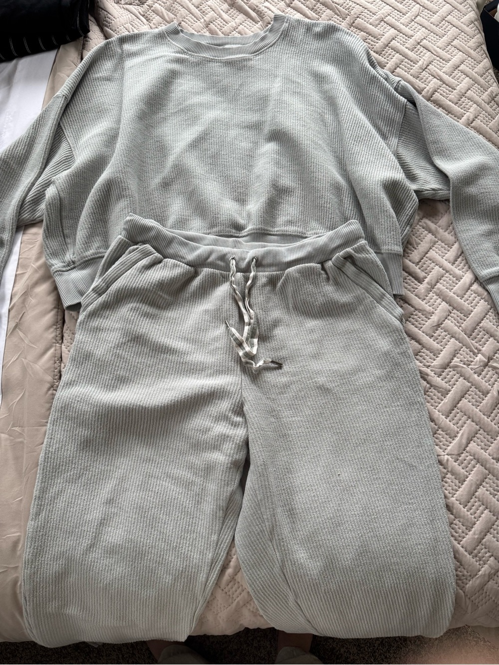 Aerie Waffle Knit Lounge Set